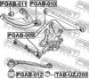 FEBEST PGAB-009 Control Arm-/Trailing Arm Bush